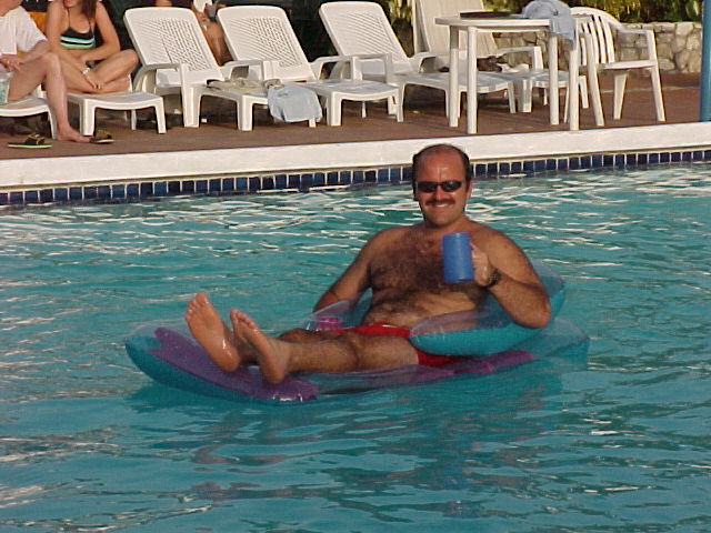 Lou's Hangin' By The Pool!