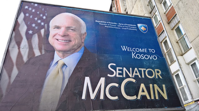 John McCain Comes to Kosovo