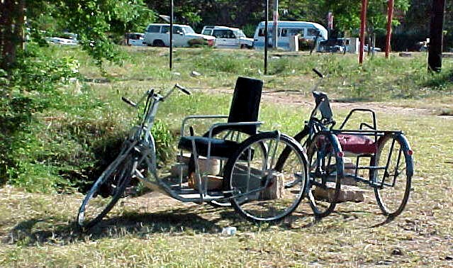 Three wheel handcap bikes!